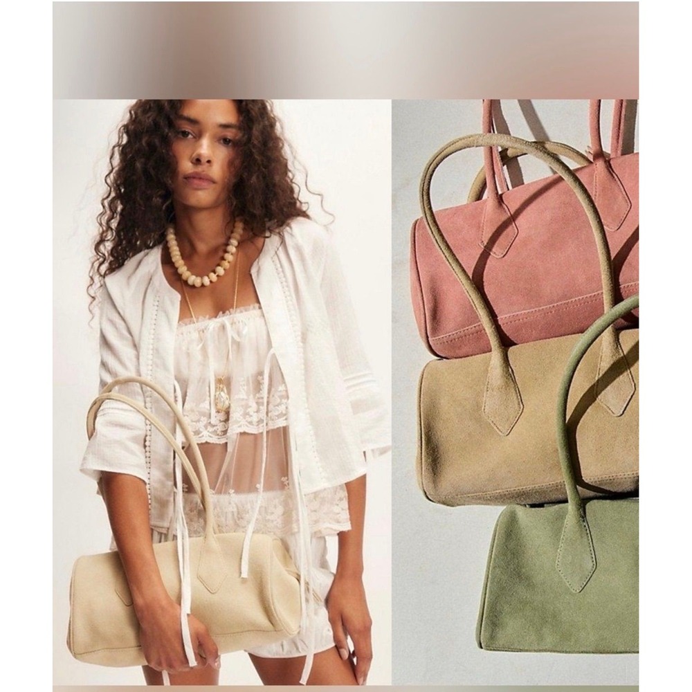 12. NWT Free People Sierra Suede Shoulder Bag